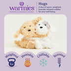 10” Puppy Stuffed Animal, Microwavable Heated Plushies and Weighted Soft Plush Toys