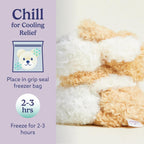 10” Puppy Stuffed Animal, Microwavable Heated Plushies and Weighted Soft Plush Toys