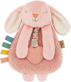 Itzy Ritzy Lovey Including Teether, Teething Relief, 0+ Months (Pink Bunny)