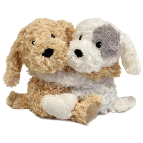 10” Puppy Stuffed Animal, Microwavable Heated Plushies and Weighted Soft Plush Toys